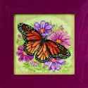 Бабочка Монарх Набор для вышивания MILL HILL