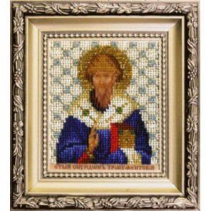 Икона Спиридон Тримифунский Набор для вышивания бисером Чаривна Мить