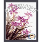 В рамке Сиреневые орхидеи Раскраска по номерам на холсте Hobbart HB4050135