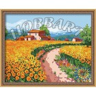 В рамке Цветочное поле Раскраска по номерам на холсте Hobbart HB4050057
