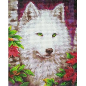  Белый волк Алмазная мозаика на подрамнике GF2089