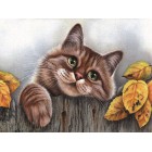  Мяу Раскраска мини по номерам KH0049