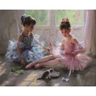  Две балерины. Разумов Раскраска картина по номерам на холсте KH0121