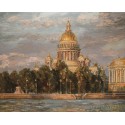 Исаакиевский собор. Санкт-Петербург Раскраска картина по номерам на холсте