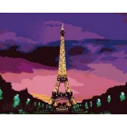 Великолепие Парижа Раскраска картина по номерам на холсте