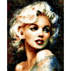  Мэрилин Раскраска картина по номерам на холсте ZX 20859