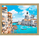 N118 Голубое небо Венеции Раскраска картина по номерам на холсте