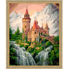N118 Чудесный замок Раскраска картина по номерам на холсте