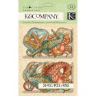 Морские Украшения из чипборда для скрапбукинга, кардмейкинга K&Company