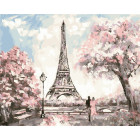  Весна в столице любви Раскраска картина по номерам на холсте ZX 20427