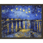N181 Звездная ночь. Ван Гог Раскраска картина по номерам на холсте