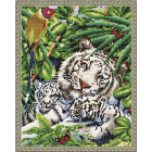  Мама- тигрица Алмазная вышивка мозаика на подрамнике  EW10142