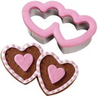 Двойное сердце Форма для вырезания печенья Wilton ( Вилтон )