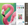 Внешний вид коробки Веселый фламинго Раскраска по номерам Dimensions DMS-73-91677
