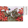 Схема Осенний котик Алмазная вышивка мозаика DI-A127