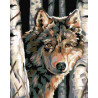  Волк в ожидании Алмазная вышивка мозаика DI-E095