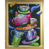 Раскладка Посуда, чай и сладости Алмазная вышивка мозаика 3D SGA0502