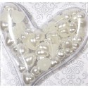 Сердечки жемчужные перламутровые Scrapberry's
