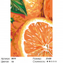 Апельсиновый аромат Раскраска по номерам на холсте Живопись по номерам