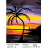 Количество цветов и сложность Закат на райском острове Раскраска по номерам на холсте Живопись по номерам RA139