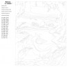Раскладка Морская владычица Раскраска по номерам на холсте Живопись по номерам FT04