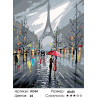 Количество цветов и сложность Сны о Париже Раскраска по номерам на холсте Живопись по номерам RO54