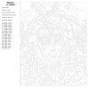 Раскладка Маски Венеции Раскраска по номерам на холсте Живопись по номерам RO95