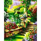 Дивный сад Раскраска по номерам акриловыми красками на холсте Iteso