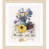 В рамке Violets Набор для вышивания LanArte PN-0170951