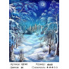 Количество цветов и сложность Мягкий снежок Раскраска картина по номерам на холсте Q3141