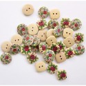 Весна Пуговицы деревянные Scrapberry's