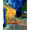  Ночное кафе (Ван Гог) Раскраска картина по номерам на холсте ZX 20886