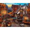  Венеция осенью Раскраска картина по номерам на холсте ZX 20809