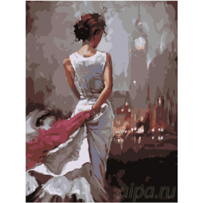  Лондонские ночи Раскраска картина по номерам на холсте EX5994