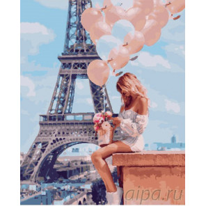  Мечты о Париже Раскраска картина по номерам на холсте GX26714