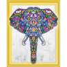  Индийский слон Алмазная вышивка мозаика 5D LP015