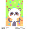 Количество цветов и сложность Мультяшная панда Раскраска картина по номерам на холсте CX4024