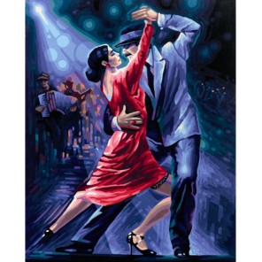 Танго в ночи Раскраска по номерам акриловыми красками Schipper (Германия)