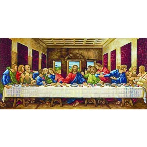 Тайная вечеря ( репродукция Леонардо да Винчи) Раскраска по номерам акриловыми красками Schipper (Германия)