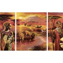 Килиманджаро Триптих Раскраска по номерам Schipper (Германия)