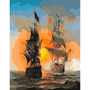 Корабли Раскраска по номерам акриловыми красками на холсте Worad Art