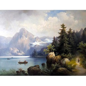 Пейзаж Раскраска по номерам акриловыми красками на холсте Worad Art