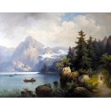 Пейзаж Раскраска по номерам на холсте Worad Art