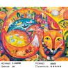 Количество цветов и сложность Мир лисицы Раскраска по номерам на холсте Живопись по номерам Z-zn3990